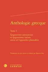 Anthologie grecque. Vol. 1