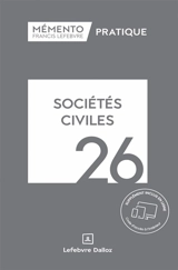 Sociétés civiles 2026 - Editions Francis Lefebvre