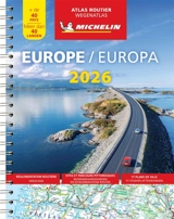Europe 2026 : atlas routier : + de 40 pays. Europa 2026 : Wegenatlas : meer dan 40 Landen - Manufacture française des pneumatiques Michelin