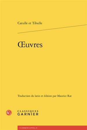 Oeuvres - Catulle