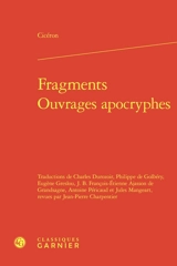 Fragments. Ouvrages apocryphes - Cicéron
