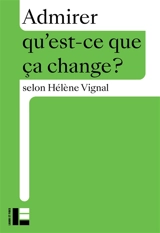 Admirer - Hélène Vignal