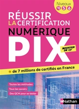 Réussir la certification numérique PIX : niveaux 4, 5, 6 - Benjamin Aupetit