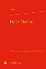 De la nature - Lucrèce