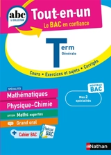 Mathématiques, physique, chimie, option maths expertes terminale : tout-en-un, mes spécialités : nouveau bac - Pierre-Antoine Desrousseaux