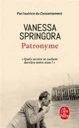 Patronyme - Vanessa Springora