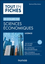 Sciences économiques : tout en fiches - Bertrand Blancheton