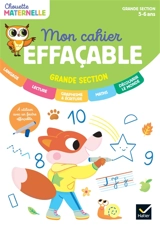 Mon cahier effaçable : grande section, maternelle 5-6 ans - Albert Cohen