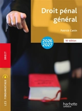 Droit pénal général : 2026-2027 - Patrick Canin
