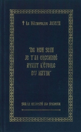 "De mon sein je t'ai engendré avant l'étoile du matin" (Ps 109, 3) : sur la Nativité du Seigneur - Joseph