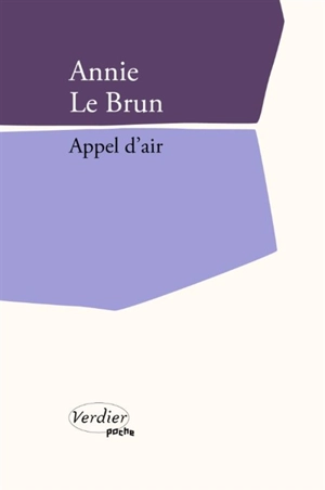 Appel d'air - Annie Le Brun