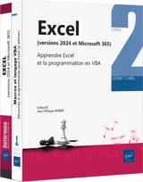 Excel (versions 2024 et Microsoft 365) : apprendre Excel et la programmation en VBA : coffret 2 livres - Boris Noro