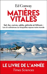 Matières vitales : sel, fer, cuivre, sable, pétrole et lithium : les six éléments sur lesquels repose notre monde - Ed Conway