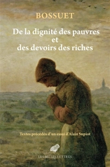 De la dignité des pauvres et des devoirs des riches - Jacques Bénigne Bossuet
