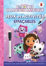 Gabby et la maison magique : jeux et activités effaçables - Dreamworks