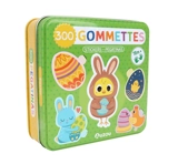 Boite de gommettes métal : pâques