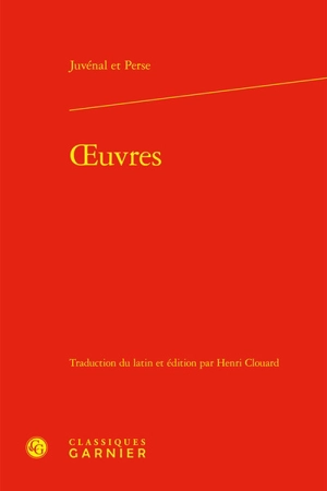 Oeuvres - Juvénal