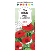 Mes marque-pages à l'aquarelle : Fleurs des champs : Inclus pinceau et palette de 6 couleurs