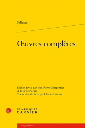 Oeuvres complètes - Salluste