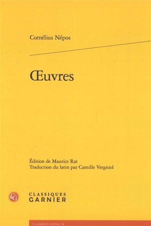 Oeuvres - Cornelius Nepos