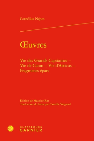 Oeuvres - Cornelius Nepos