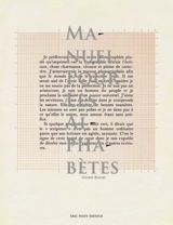 Manuel pour les alphabêtes - Vincent Bonnet