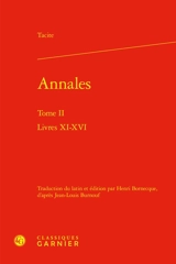 Annales. Vol. 2. Livres XI-XVI - Tacite