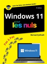 Windows 11 pas à pas pour les nuls - Bernard Jolivalt