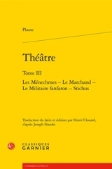 Théâtre. Vol. 3 - Plaute