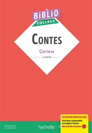 Contes : six contes - Jacob Grimm