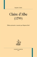 Claire d'Albe (1799) - Sophie Cottin