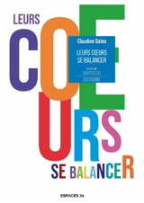 Leurs coeurs se balancer. Solitudine. Goutte d'O : théâtre - Claudine Galea