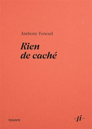 Rien de caché - Anthony Feneuil