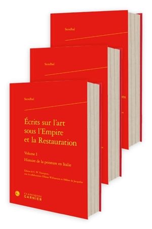 Ecrits sur l'art sous l'Empire et la Restauration - Stendhal