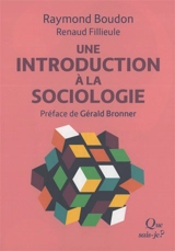Une introduction à la sociologie - Raymond Boudon
