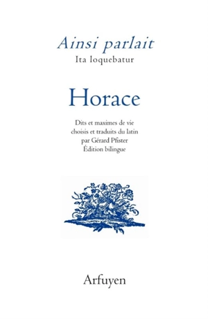 Ainsi parlait Horace - Horace