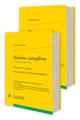 Oeuvres complètes. Vol. 6. De la Décade à la Revue encyclopédique - Jean-Baptiste Say