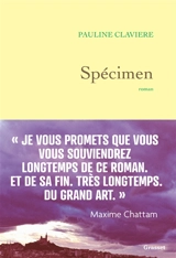 Spécimen - Pauline Claviere