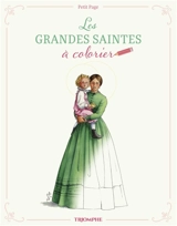 Les grandes saintes à colorier - Petit Page