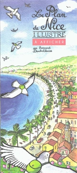 Le plan de Nice illustré : à afficher - Bernard Deubelbeiss