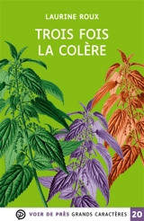 Trois fois la colère - Laurine Roux