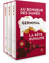 Coffret Zola : Au bonheur des dames, Germinal, La bête humaine - Emile Zola