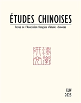 Etudes chinoises, n° 44