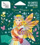 Nature magique : 10 cartes à gratter dorées - Léa Fabre