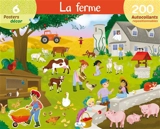 La ferme : 6 posters décor, 200 autocollants repositionnables - Laura Tavazzi