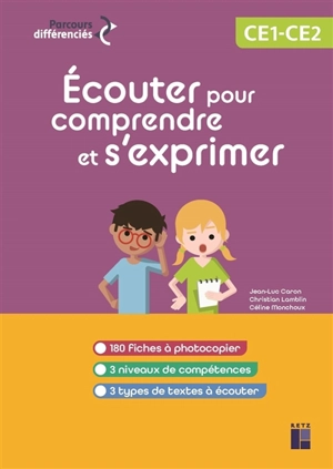 Ecouter pour comprendre et s'exprimer : CP, CE1, CE2 : programmes 2016 - Jean-Luc Caron