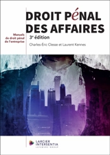 Droit pénal des affaires - Charles-Eric Clesse