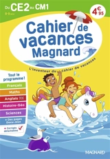 Cahier de vacances Magnard du CE2 au CM1, 8-9 ans : tout le programme ! - Maguy Bilheran