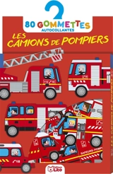 Les camions de pompiers : 80 gommettes autocollantes - Marc Clamens