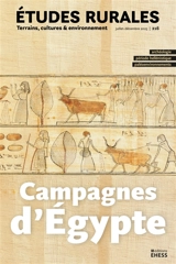 Etudes rurales, n° 216. Campagnes d'Egypte